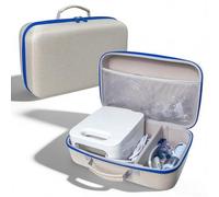 Borsa per nebulizzatore, per NE-C900 NE-C28C900N, organizer per nebulizzatore compressore con tasca in rete, custodia per dispositivo, portatile, per custodia rigida in EVA con mobile (GC-1036 bianco)