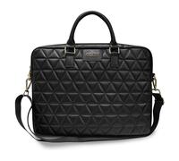 Guess Borsa per notebook Nouvo imbottita 15 pollici con tracolla e logo nero