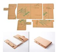 Borsa per notebook in acrilico per libro di diario Set di modelli in pelle Stencil Strumento per modelli in pelle in pelle stampo fai da te