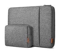 BORSA PER NOTEBOOK INATECK LB01006 per 16 poliestere, zip, tasca frontale, Per Computer e laptop da 16 ", Dimensioni: A 27,4 cm, P 38,5 cm, L 38,0 cm, Grigio