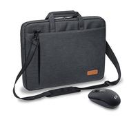 BORSA PER NOTEBOOK PEDEA Elegance 15,6" antracite, tracolla, fascia trolley, Per Computer e laptop da 15,6 ", Dimensioni: A 5 cm, P 28,5 cm, L 39 cm, Antracite