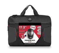 Port Designs Confezione premium: borsa per mouse wireless da 43,9 cm, Nero, 12,5 pouces, Borsa da lavoro 2 in 1 per PC