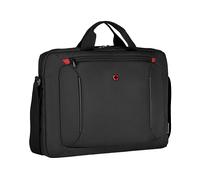 BORSA PER NOTEBOOK WENGER BQ Toploader 16" - a tracolla 16 pollici, Poliestere, Zip, Per Computer e laptop da 16 ", Dimensioni: A 01 cm, P 43 cm, L 31 cm, Nero