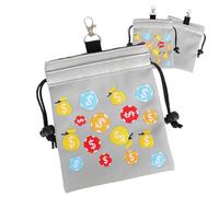 Borsa per oggetti di valore da golf, custodia organizer in poliuretano per palline da golf, borsa organizer portatile per uomini, donne, adolescenti, principianti del golf