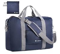 Borsa per oggetti personali Spirit & Frontier Airlines, 45,7 x 35,5 x 20,3 cm, pieghevole, da viaggio, con tracolla, per donne e uomini, Blu, Fashion Grid, moderno