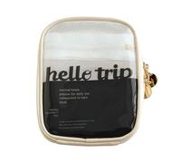 Borsa per organizer da toilette portatile Materiali in PVC impermeabile con disegni chiari per un facile accesso e conservazione ordinata Borsa per lavaggio portatile, D