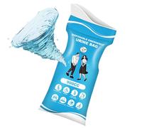 Borsa per orinatoio da viaggio Borsa da toilette di emergenza a prova di scarico, contenitore PiPI monouso da 900 ml | di ritenzione dei rifiuti personali con set di igiene portatile per