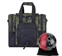Borsa Per Palla Da Bowling - Custodia Compatta, Portapalla Singola | Custodia Protettiva Portatile Con Tracolla, Scomparto Per Scarpe Leggero, Maniglia Robusta Per Attrezzatura Da Viaggio Per Allename