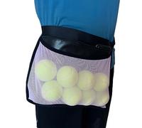 Borsa Per Palline,Cintura Per Esercizi Borsa Cintura,Borsa Palline Tennis,Sacchetto della Pallina Tennis Vita Trimmer Cintura per Le Cintura di Esercizio,facili da tenere per 8 palline da tennis