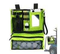 Borsa per palline da golf,Borsa per accessori da golf | Borsa organizer Mini borsa da golf - Supporto per con cerniera, tasca da golf pieghevole, durevole e multifunzionale pa, Verde, Consulte la