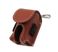 Borsa per palline da golf, con portachiavi, leggera in pelle PU, accessorio per golf, per donne e uomini, campo da golf, guida, tornei, eventi, viaggi