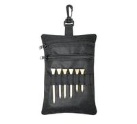 Borsa per palline da golf - Tasca in vita con cerniera, sacca portatile per palline da golf, piccola borsa per allenamento, viaggi, palestra, per uomini, donne, papà, golfisti, sport