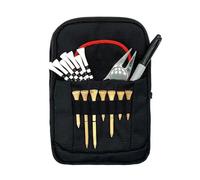 Borsa per palloni - Porta con tasche multiple, organizer per palline e tee, custodia resistente per il trasporto, slot frontale per tee | per uomini e donne, pratica golf, campo guida