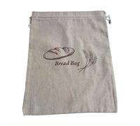 Borsa per pane in cera d'api per lievito naturale, borsa riutilizzabile per pane in lino biologico, 30 x 38 cm, sacchetti in tessuto per alimenti, adatto al congelatore, mantiene fresco il pane fatto
