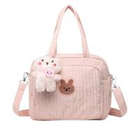 Borsa per pannolini a spalla - marsupio da viaggio, tracolla per passeggino | Caddy multi-compartimento per articoli neonati con moderno organizzatore genitoriale, borsa per assistente di mamma