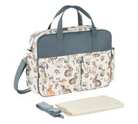 Borsa per pannolini a tenuta stagna con cinghie per carrozzine spaziosa borsa da viaggio essenziale per pannolini da viaggio grande capacità per mamma cambio a tenuta stagna