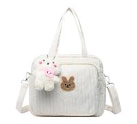 Borsa per pannolini, borsa per pannolini a spalla, grande cesto portaoggetti per asilo nido, borsa portatile per mamma, realizzata in tessuto di cotone, questa borsa per pannolini è facile da pulire e