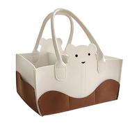 Borsa per pannolini, Borsa per pannolini per bambini,Borse fasciatoio maternità - Borsa portaoggetti per fasciatoio in feltro, borsa per mamma di grande capacità per viaggi in ospedale e nel fine sett