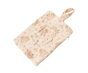 Borsa Per Pannolini Con Distributore Di Salviettine,Borsetta Pannolini Ricaricabile con Laccetto - Dispenser Salviette Portatile - Per Viaggio Esterno Bagno Camera Asilo Casa Passeggino Auto Toilette