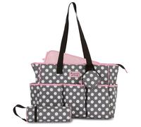 Borsa Per Pannolini Cudlie Con Fasciatoio, Stampa A Pois Di Minnie Mouse Grande