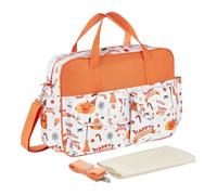 Borsa per pannolini da viaggio essenziale a tracolla per mamme moderne a tenuta stagna con cinghie per carrozzine Borsa fasciatoio a tenuta stagna di grande capacità