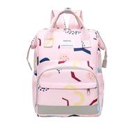 Borsa per pannolini, impermeabile, multifunzionale, borsa da viaggio, borsa per la madre, borsa per il cambio del bambino, grande capacità, zaino da viaggio con tasche per mamme, biberon, Wi, Colore