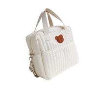 Borsa per pannolini, leggera, di grande capacità, a tracolla, resistente agli spruzzi d'acqua, borsa organizer per genitori