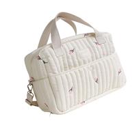 Borsa per pannolini, leggera, di grande capacità, a tracolla, resistente agli spruzzi d'acqua, borsa organizer per genitori