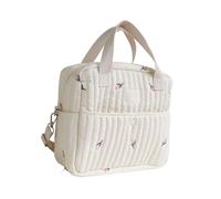 Borsa per pannolini, leggera, di grande capacità, a tracolla, resistente agli spruzzi d'acqua, borsa organizer per genitori