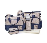 Borsa per pannolini Moni Stella, set con fasciatoio per pannolini, borsa isolata per biberon, colori:blu