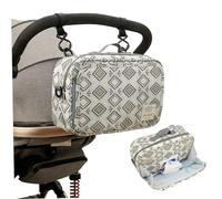 Borsa per pannolini passeggini, sacca per pannolini da 11x4x7.5 pollici con pannolini multipli, tote caddy per pannolini impermeabili, borse da stoccaggio per la scuola materna per viaggi per esterni