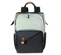 Borsa per pannolini per neonati Zaino con cinturini per passeggino Nero Verde