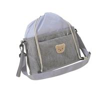 Borsa per pannolini per passeggini con ampia tasca portaoggetti spaziosa ed elegante borsa con coulisse per genitori moderni, custodia multiuso