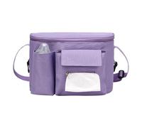 Borsa per pannolini per passeggino, borsa per passeggino, borsa per passeggino, organizer per passeggino con portabicchieri per cellulare, tazza d'acqua, portafoglio