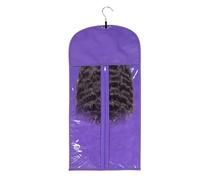 Borsa per parrucca con gancio - organizer per extension per capelli - supporto per capelli per extension di chevx con gancio per parrucca antipolvere per capelli