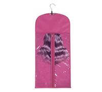 Borsa per parrucca con gancio, organizzatore per parrucca - Borsa per capelli per parrucca - Borsa da viaggio per estensioni dei capelli con gancio, borsa per capelli per extension