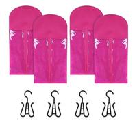 Borsa Per Parrucca Da 4 Pezzi E Gancio Da 4 Pezzi, Borsa Per La Polvere Per Parrucca, Borsa Per Appendere La Parrucca, Borsa Per Esposizione Della Parrucca, Borsa Per Parrucca Impermeabile