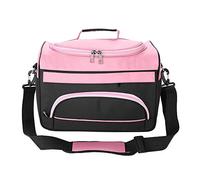 Borsa per parrucchiere, borsa per attrezzi da parrucchiere professionale di grande capacità, attrezzatura per capelli, strumento per salone, custodia per tagliacapelli, borsa per (Rose Pink)
