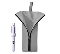 Borsa per parrucchiere, resistente al calore, custodia antipolvere per arricciacapelli a casa e in viaggio, grigio., vedi descrizione, Vedi descrizione