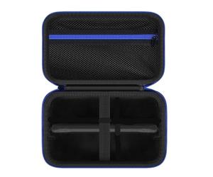 Borsa per parrucchieri Custodia compatibile con tagliacapelli professionali, borsa for tolettatura regolabarba per Salon(Blue)
