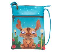 Borsa Per Passaporto Tiki In Legno Intagliato Di Lilo E Stitch