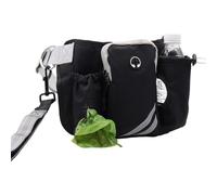 Borsa per passeggiate con cani, cintura in vita regolabile con tasca per snack - con borsa per snack e snack per cani | per escursioni, palestra, vacanze e allenamento