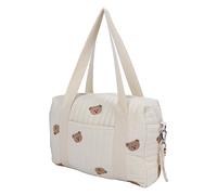 Borsa per Passeggino Multifunzionale, Riutilizzabile con Ricamo e Cerniera, Borsa per Pannolini per Uso Cotidiano e Viaggio, Ideale per Città e Famiglie Attive