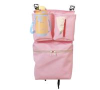 Borsa per passeggino, organizer per passeggino, organizer per passeggini, per passeggino da viaggio, carrelli per passeggino multifunzionali con portabicchieri, Rosa, Se référer au