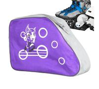 Borsa per pattinaggio artistico, accessori per pattini a rotelle, regolabile, borsa per pattini da ghiaccio, per allenamento settimanale, uso casual, famiglia