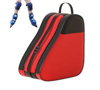 Borsa per pattinaggio sul ghiaccio - Custodia a tre strati per scarpe da pattinaggio con tracolla regolabile, traspirante per bambini, uomini e donne, attrezzature per sci all'aperto, scarpe invernali