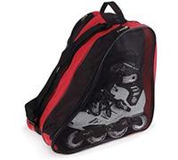 Borsa per pattini a rotelle, borsa per pattini da ghiaccio, borsa impermeabile in tessuto Oxford per scarpe da pattinaggio, borsa traspirante per donne, uomini, adulti e bambini, rosso