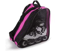 Borsa per pattini a rotelle, borsa per pattini da ghiaccio, borsa impermeabile in tessuto Oxford per scarpe da pattinaggio, borsa traspirante per donne, uomini, adulti e bambini, rosa