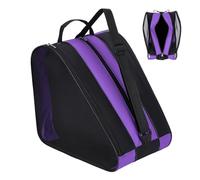 Borsa per Pattini a Rotelle | Tracolla Regolabile Tasche Multiple Rete Traspirante | Borsa per Roller Skating | Per Gare Allenamento Pratico Gare Sedi, Bambini Adulti Principianti Professionisti