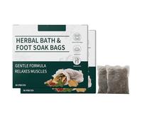 Borsa per pediluvio, confezione da 10 pezzi per rilassare i piedi, disintossicante a base di erbe, per alleviare lo stress, alleviare la fatica, dissipare il freddo, rimuovere l'umidità e il